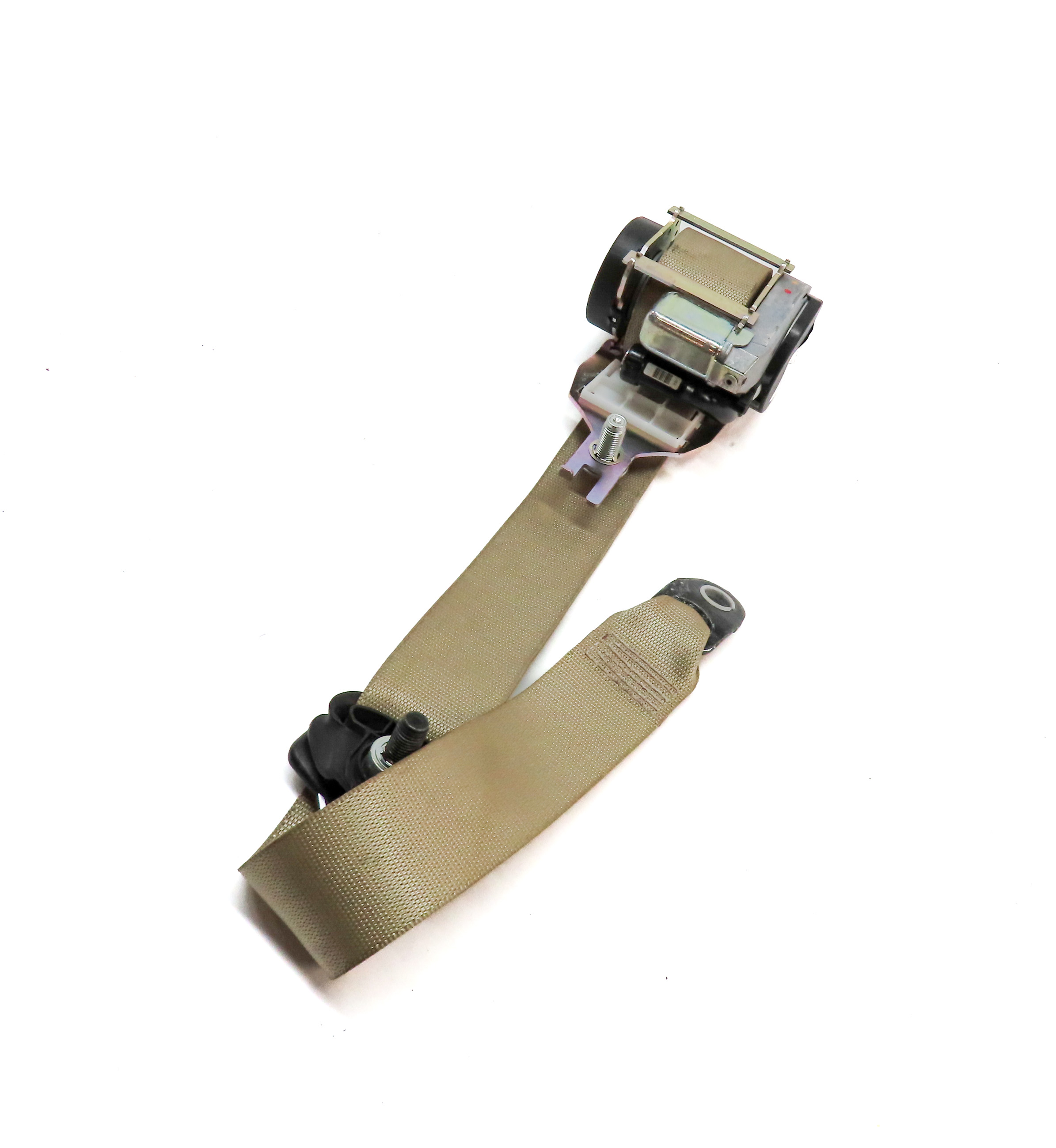 2014 MERCEDES GL450 (X166) REAR RIGHT 2nd ROW SEAT SEATBELT RETRACTOR (Beige) — exact item pictured